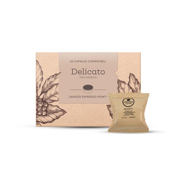 Pedron DELICATO 100% Arabica - 100  броя капсули х 7.5 g  - Espresso Point